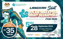 LANGKAH SIHAT BULAN MALAYSIA SIHAT SEJAHTERA FUN RUN