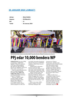 PPj edar 10,000 bendera WP