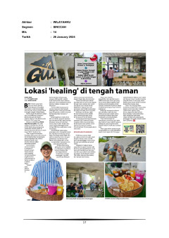 Lokasi 'healing' di tengah taman