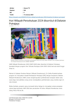 Hari Wilayah Persekutuan 2024 disambut di Dataran Putrajaya