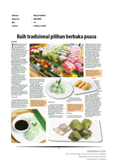 Kuih tradisional pilihan berbuka puasa