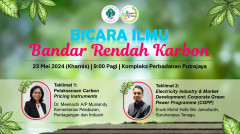 BICARA ILMU BANDAR RENDAH KARBON