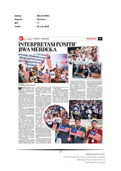 Interpretasi positif jiwa Merdeka