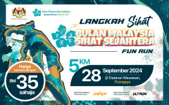 LANGKAH SIHAT BULAN MALAYSIA SIHAT SEJAHTERA FUN RUN