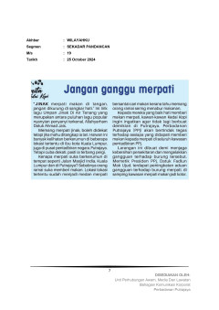 Jangan Ganggu Merpati