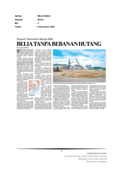 Belia Tanpa Bebanan Hutang