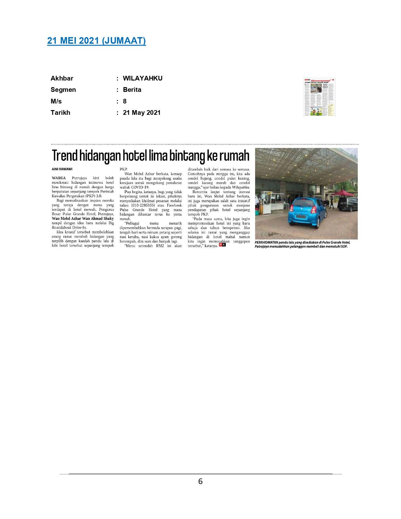 Trend hidangan hotel lima bintang  ke rumah